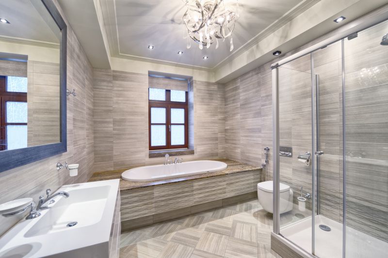 Bathroom Remodel Featuring Bathtub